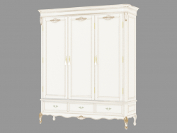 Wall cabinet BN8829 (white with gold patina)