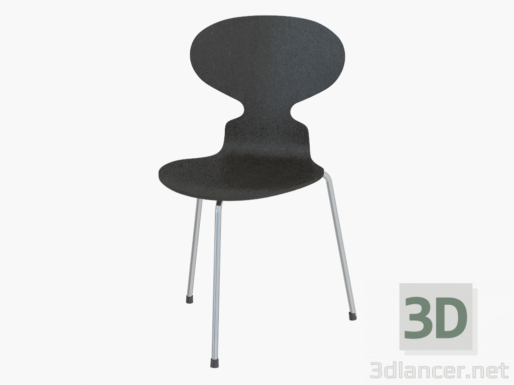 3d model Dining chair on three legs Ant - preview