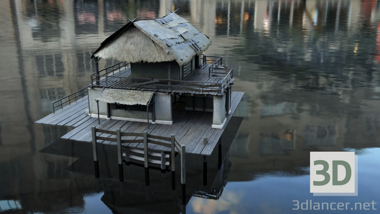 modello 3D Casa a Lagoa - anteprima