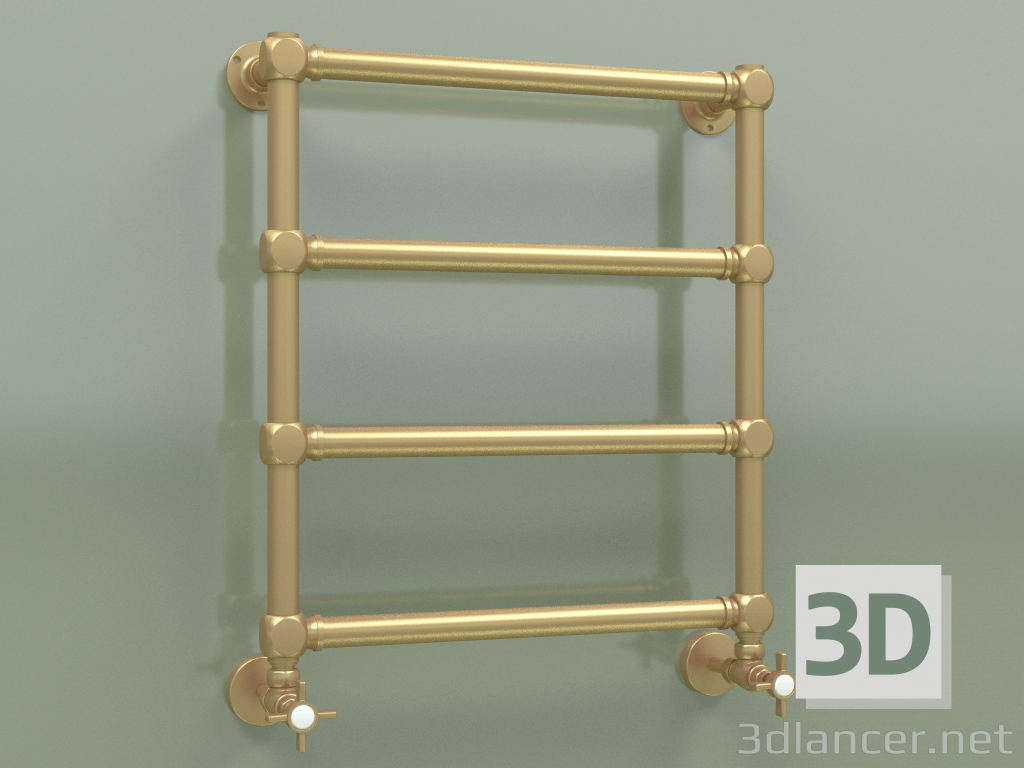 modèle 3D Sèche-serviettes chauffant Minuette (596x540, bronze antique) - preview