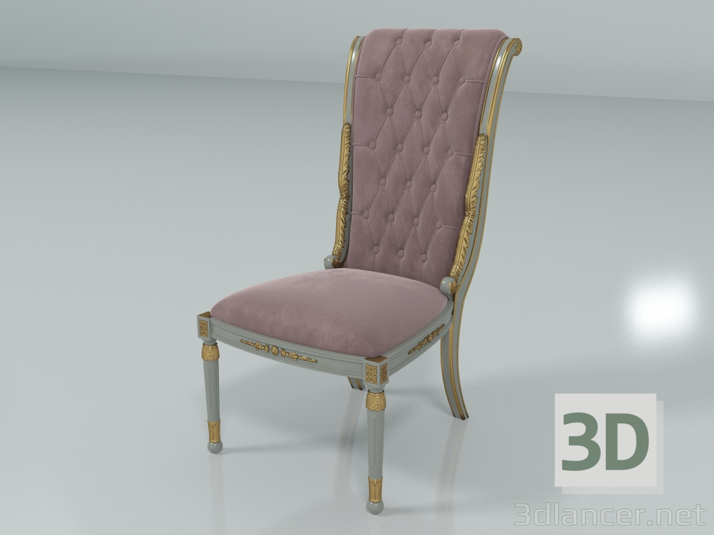 3D modeli Sandalye (art. F19, seçenek 2) - önizleme