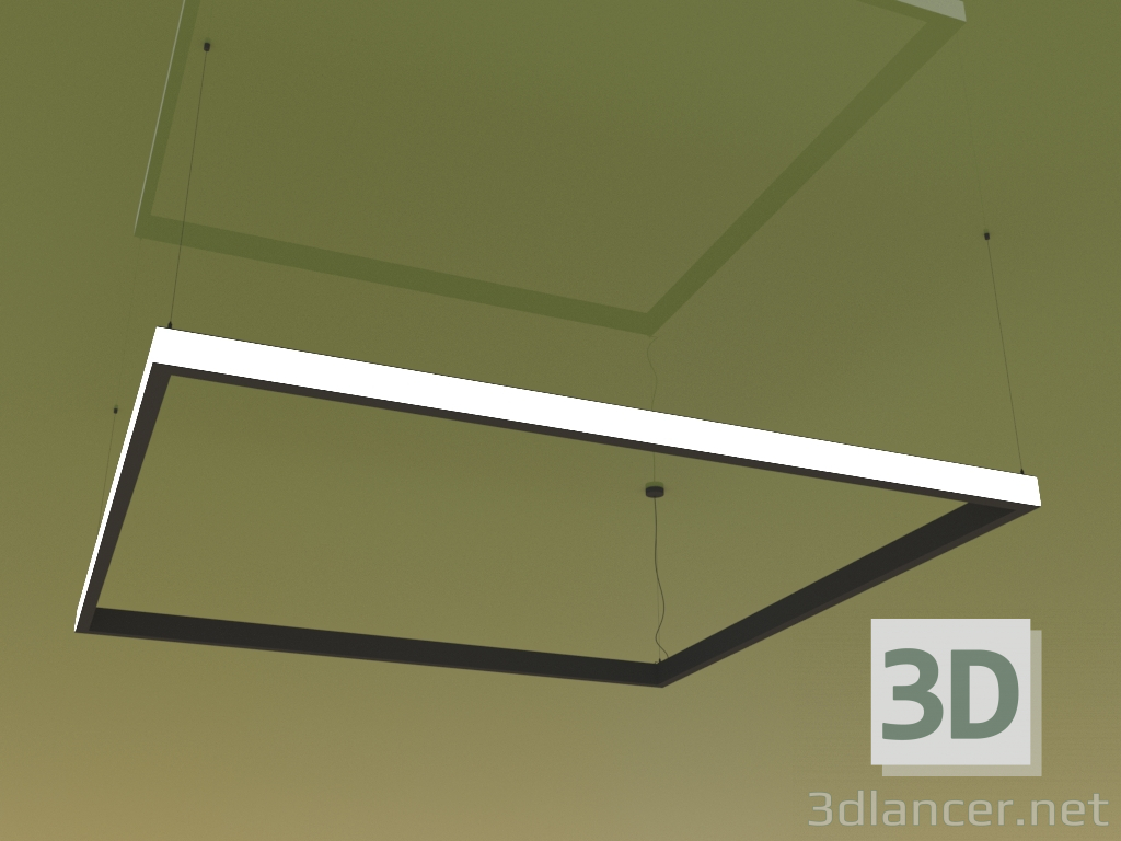 modèle 3D Luminaire KVADRATO SIDE (1850 mm) - preview