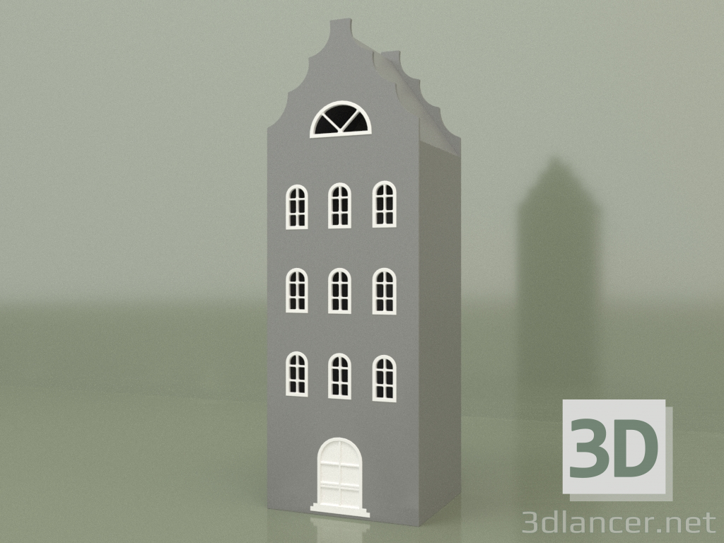modèle 3D Maison de garde-robe XL-9 (Gris) - preview