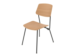 Strain chair with plywood back h81