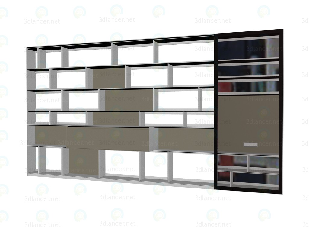 3d model Sistema de mobiliario (rack) FC0931 - vista previa