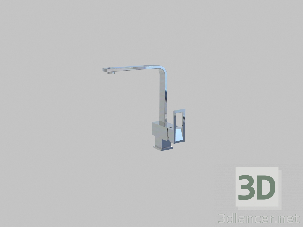 3D Modell Waschtischarmatur mit rechteckigem Auslauf Storczyk (BCT 063M) - Vorschau