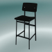 3d model Bar chair Loft (75 cm, Black) - preview