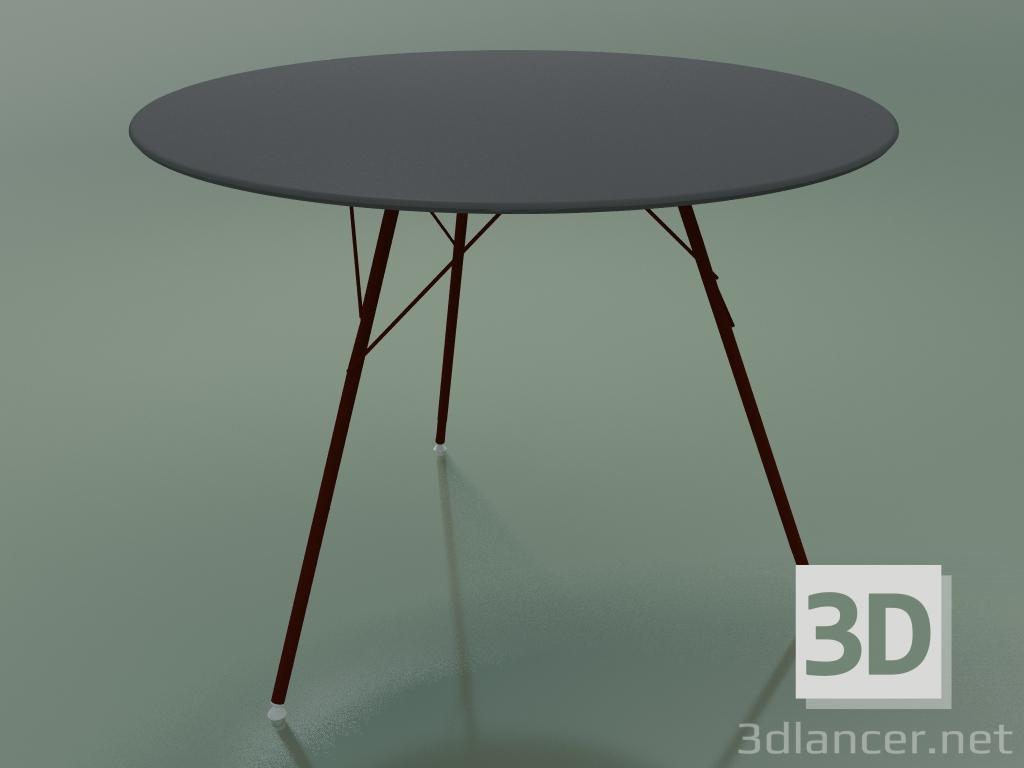 3D Modell Tisch im Freien mit runder Tischplatte 1816 (- 74 - T 100 cm, HPL, V34) - Vorschau