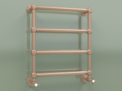 Heated towel rail Minuette (596x540, Brushed copper)