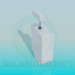 3D Modell Automatische Wand urinal - Vorschau