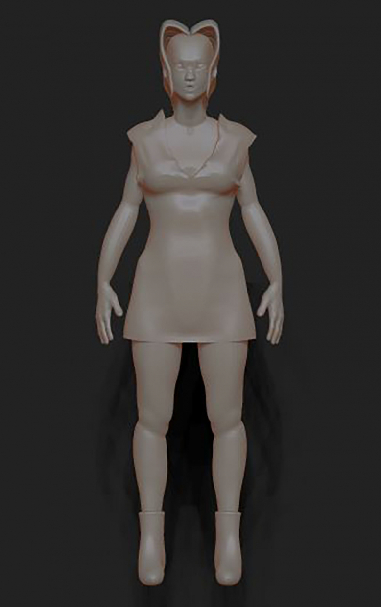 3D Kız modeli satın - render