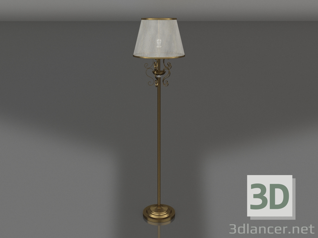 3d model Lámpara de pie (lámpara de pie) Driana (FR2405-FL-01-BZ) - vista previa