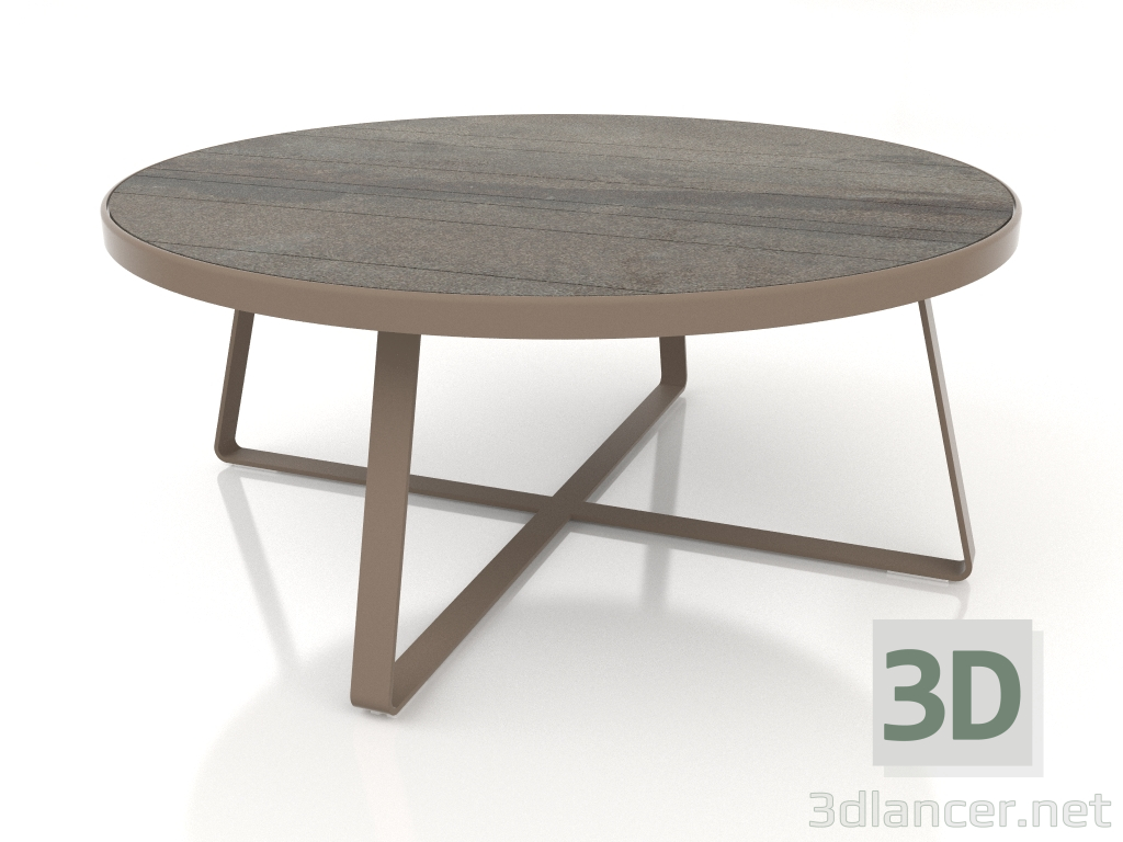 modèle 3D Table à manger ronde Ø175 (DEKTON Radium, Bronze) - preview