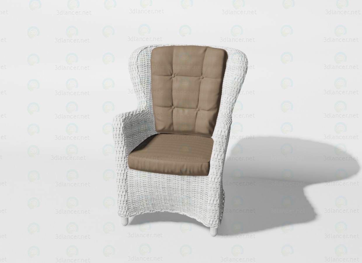 3d model Armchair Siena - preview