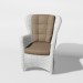 3d model Armchair Siena - preview