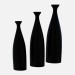 3d модель Ваза из керамики черного цвета Vase A (в 3-х размерах) – превью