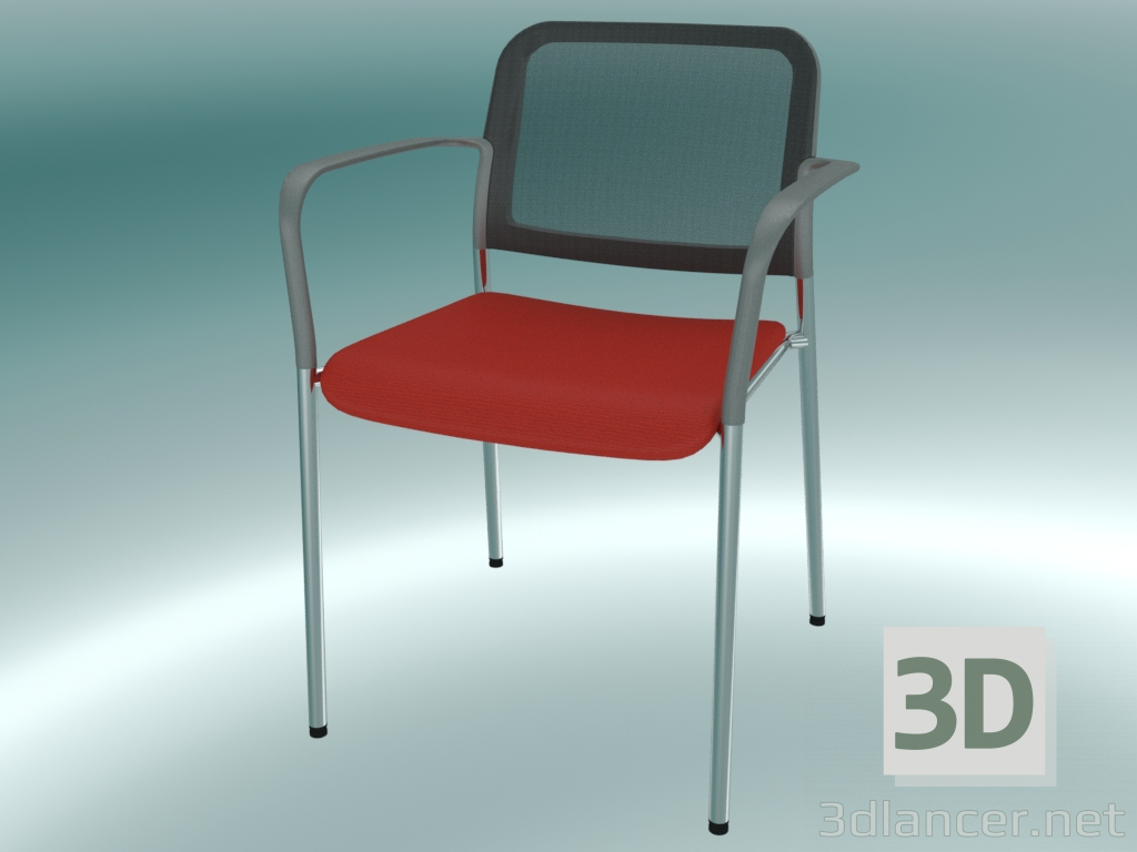 3D Modell Konferenzstuhl (505H 2P) - Vorschau