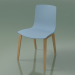 3d model Chair 3947 (4 wooden legs, polypropylene, oak) - preview