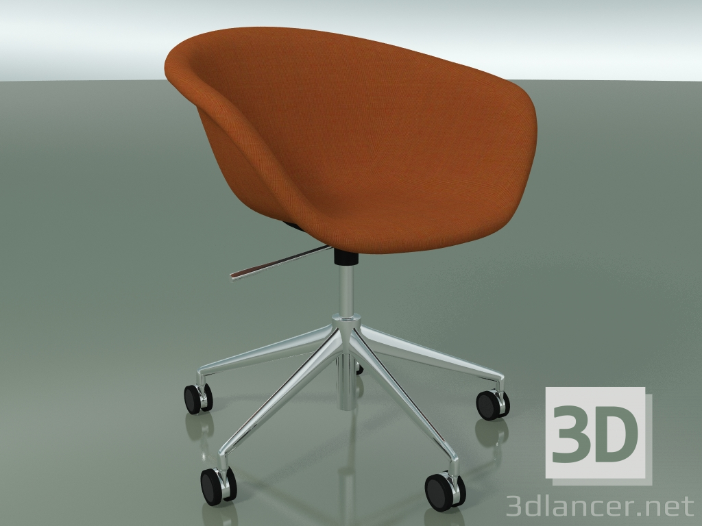 3D modeli Sandalye 4239 (5 tekerlekli, döner, döşemeli f-1221-c0556) - önizleme