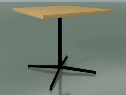 Square table 5566 (H 74 - 80x80 cm, Natural oak, V39)