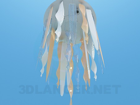 3d model Lamp with glass icicles - preview 3d model Lamp with glass icicles - preview