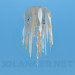 3d model Lamp with glass icicles - preview