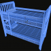 3d Подвійне ліжко модель купити - зображення