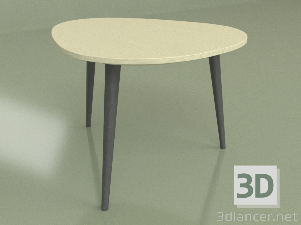 modèle 3D Mini table basse Rio (Plateau ivoire) - preview