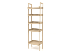 Rack ST 03 (without pedestal) (550x400x1900, wood white)