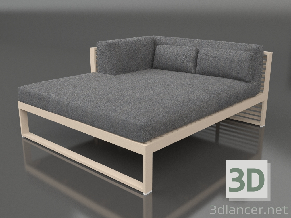 3d model XL modular sofa, section 2 left (Sand) - preview