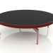 modello 3D Tavolino rotondo Ø120 (Rosso vino, DEKTON Domoos) - anteprima