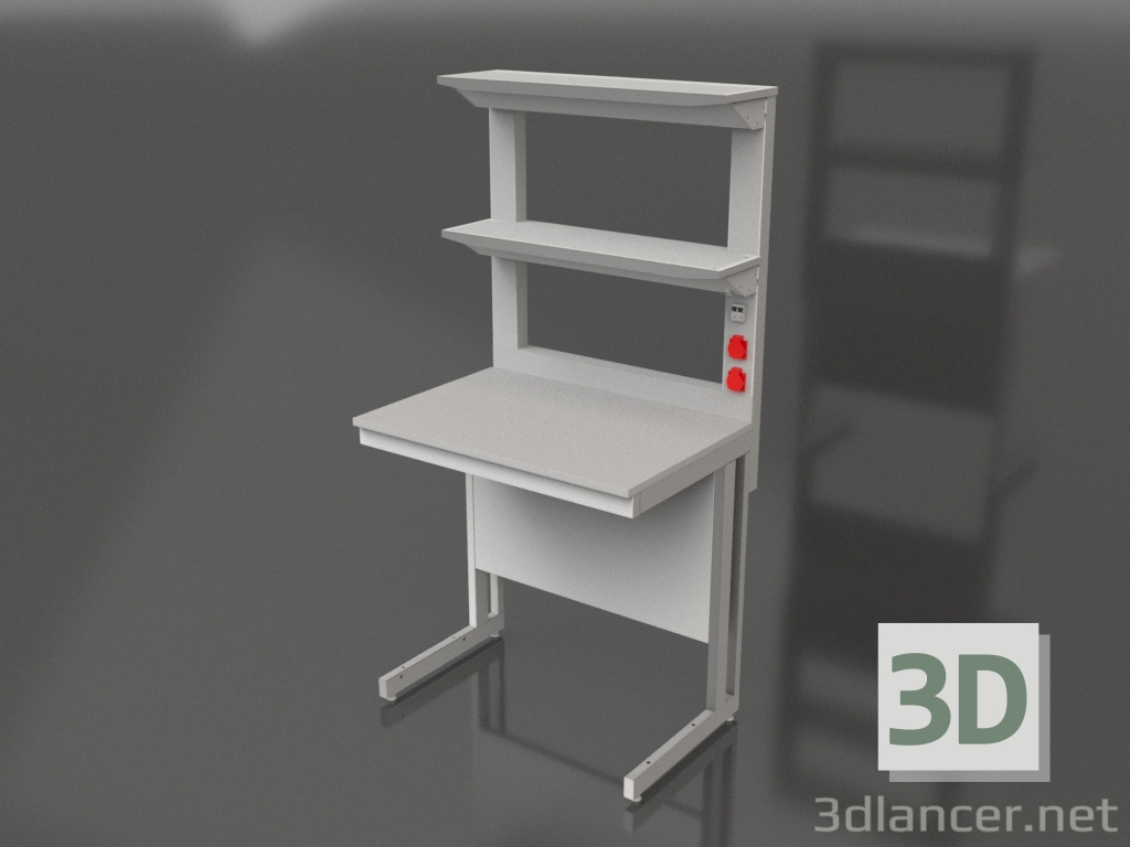 3D modeli İki raflı laboratuvar masası LK-900 SP 900 - önizleme 3D modeli İki raflı laboratuvar masası LK-900 SP 900 - önizleme