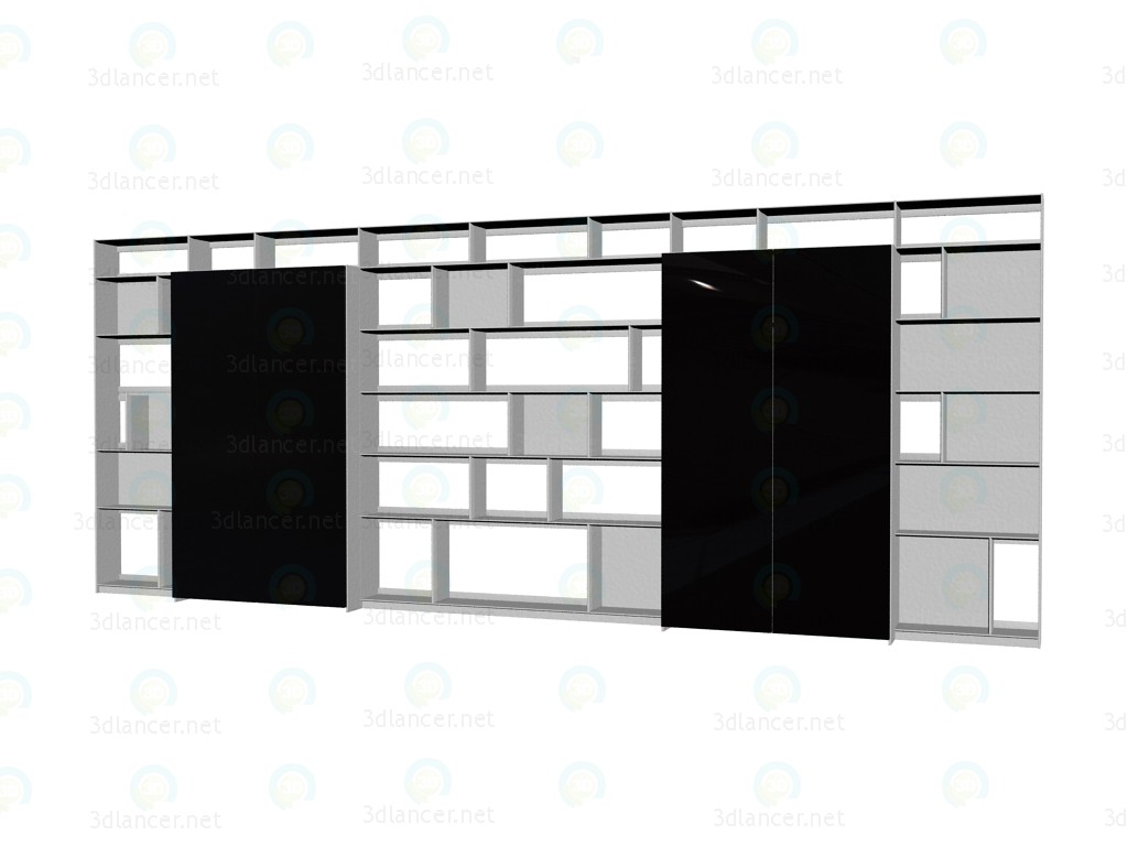 3d model Sistema de mobiliario (rack) FC0932 - vista previa