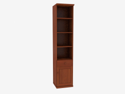 Bookcase narrow with open shelves (4821-27)