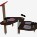 3d model Equipo de juegos infantiles Mesa de arena (4446) - vista previa