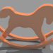 3d Figurine Horse model buy - render