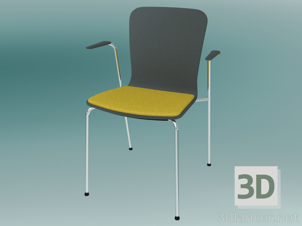 3d model Visitor Chair (K23H 2P) - preview