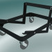 3D Modell Wagen für Stapel Stühle - Vorschau