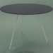3d model Outdoor table with a round worktop 1816 (H 74 - D 100 cm, HPL, V12) - preview