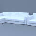 Juego de muebles 1 3D modelo Compro - render