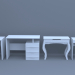 3 डी फर्नीचर सेट 1 मॉडल खरीद - रेंडर