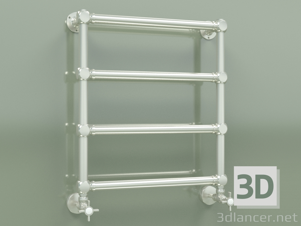 modello 3D Porta salviette Minuette (596x540, Nichel satinato) - anteprima