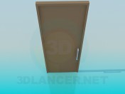 Door with horizontal bars