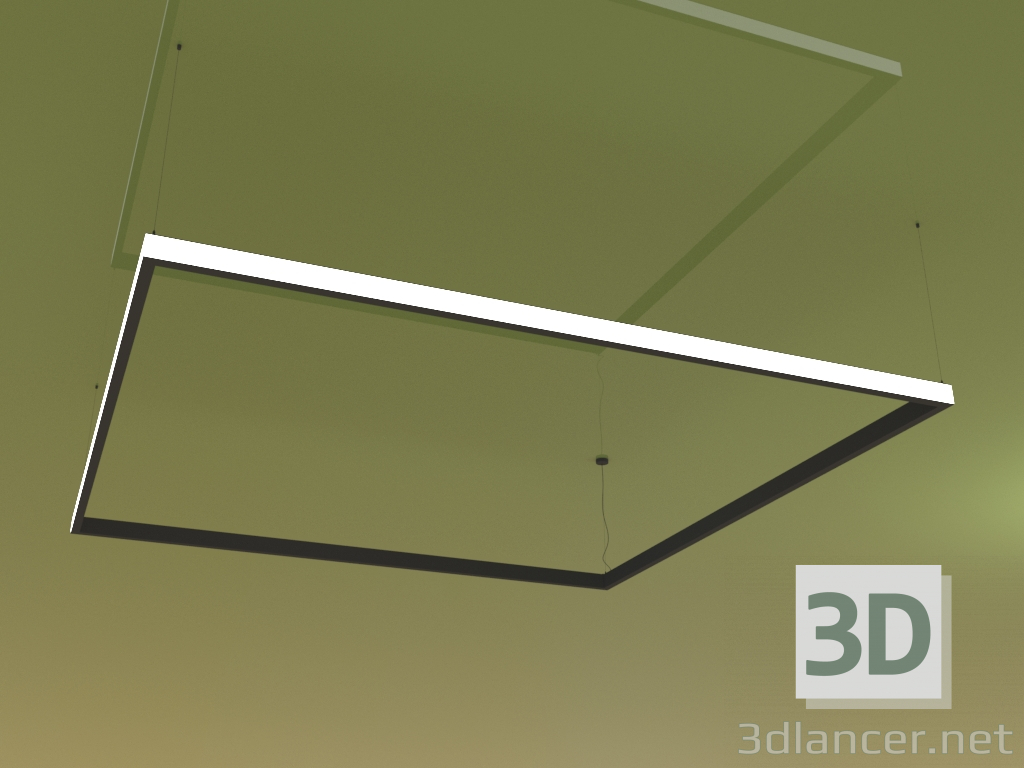 modèle 3D Luminaire KVADRATO CTÉ (2565 mm) - preview