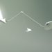 3D modeli Tavan lambası Örümcek 3 lamba (beyaz) - önizleme