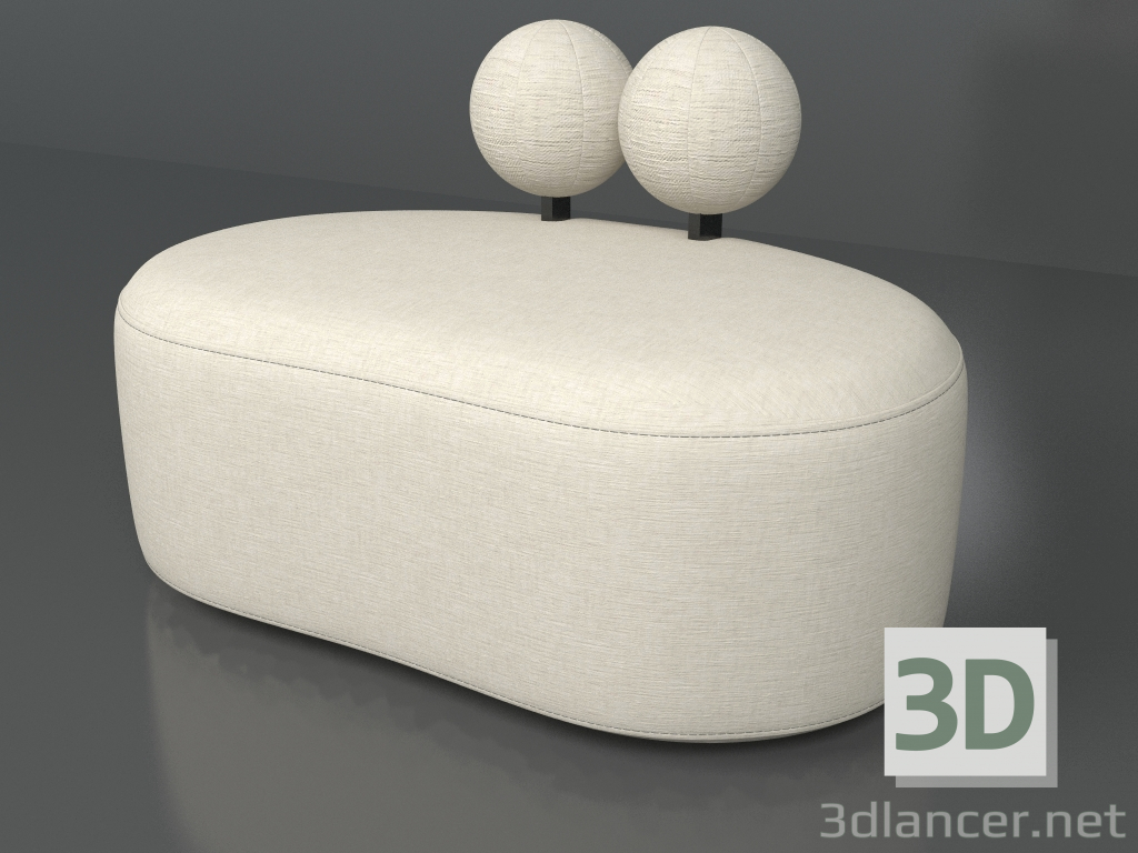 3D Modell Sessel 34° - 136° AGO - Vorschau