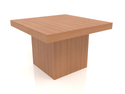 Table basse JT 10 (600x600x400, bois rouge)