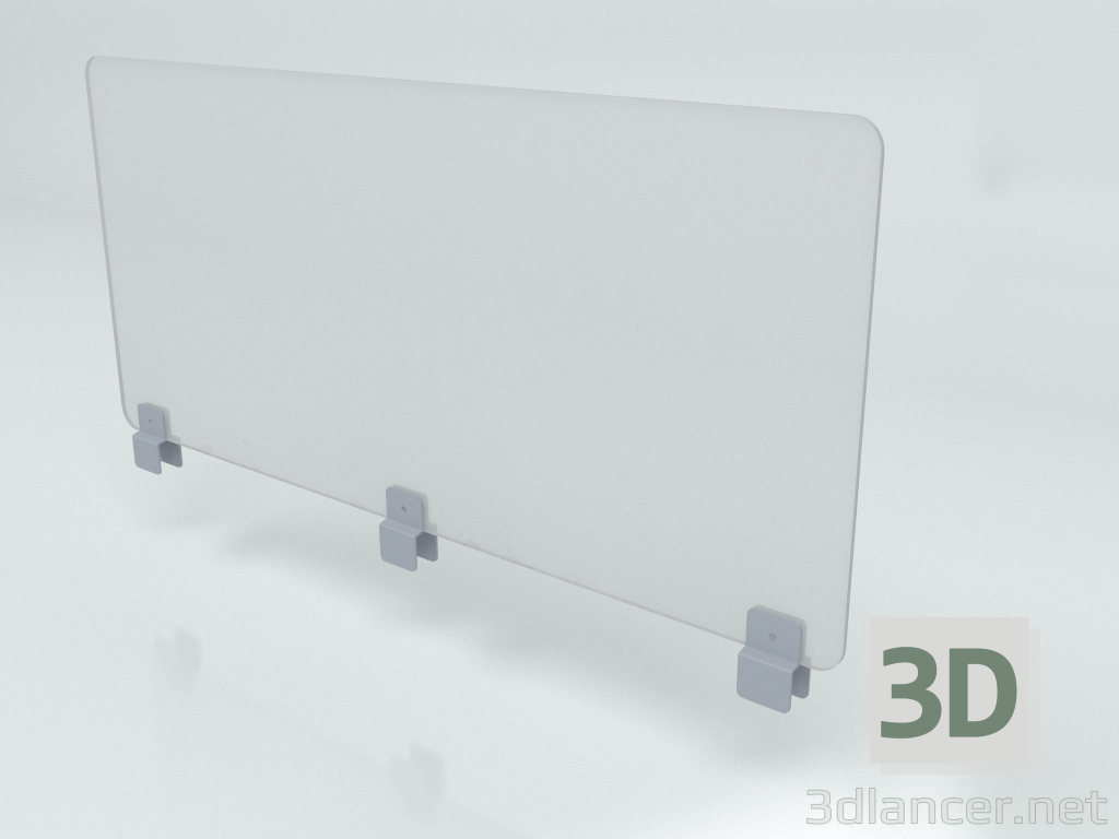modèle 3D Extension plexi pour écrans PUX80 (600x350) - preview