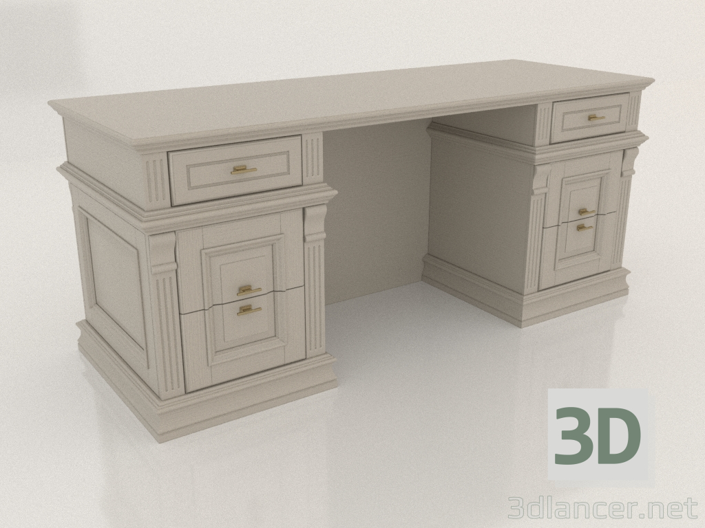 modèle 3D Bureau (Pastel) - preview
