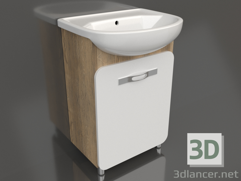 3d model Floor cabinet 55 cm (Veg.01.05) - preview